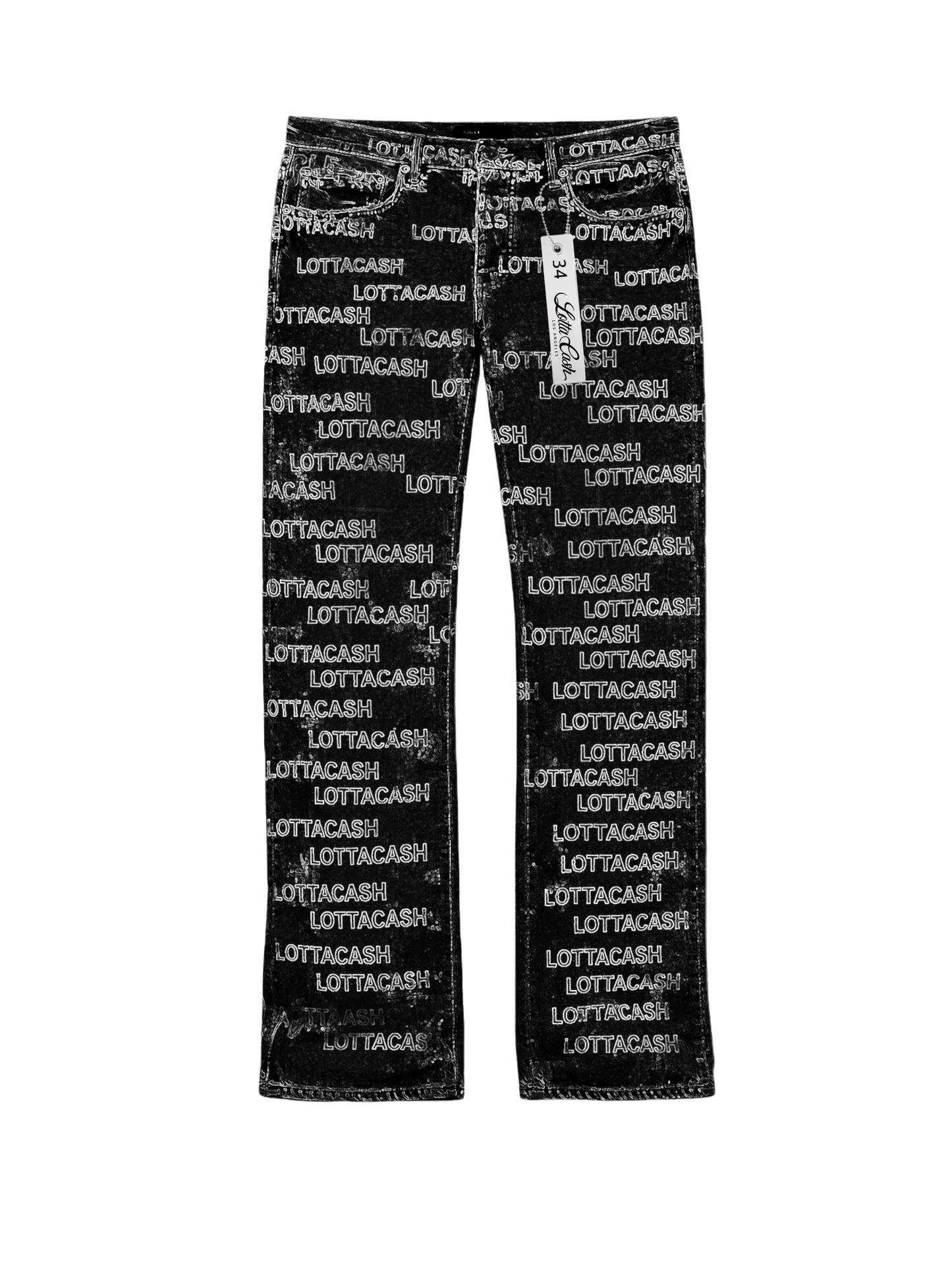 LOTTACASH JEAN (BLACK)